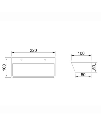 ALTEA * APLIQUE LED BLANCO 21W - 4000K